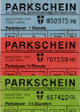 Viena Ticket de estacionamiento