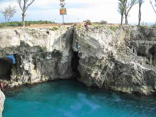 Playas rocosas en Jamaica