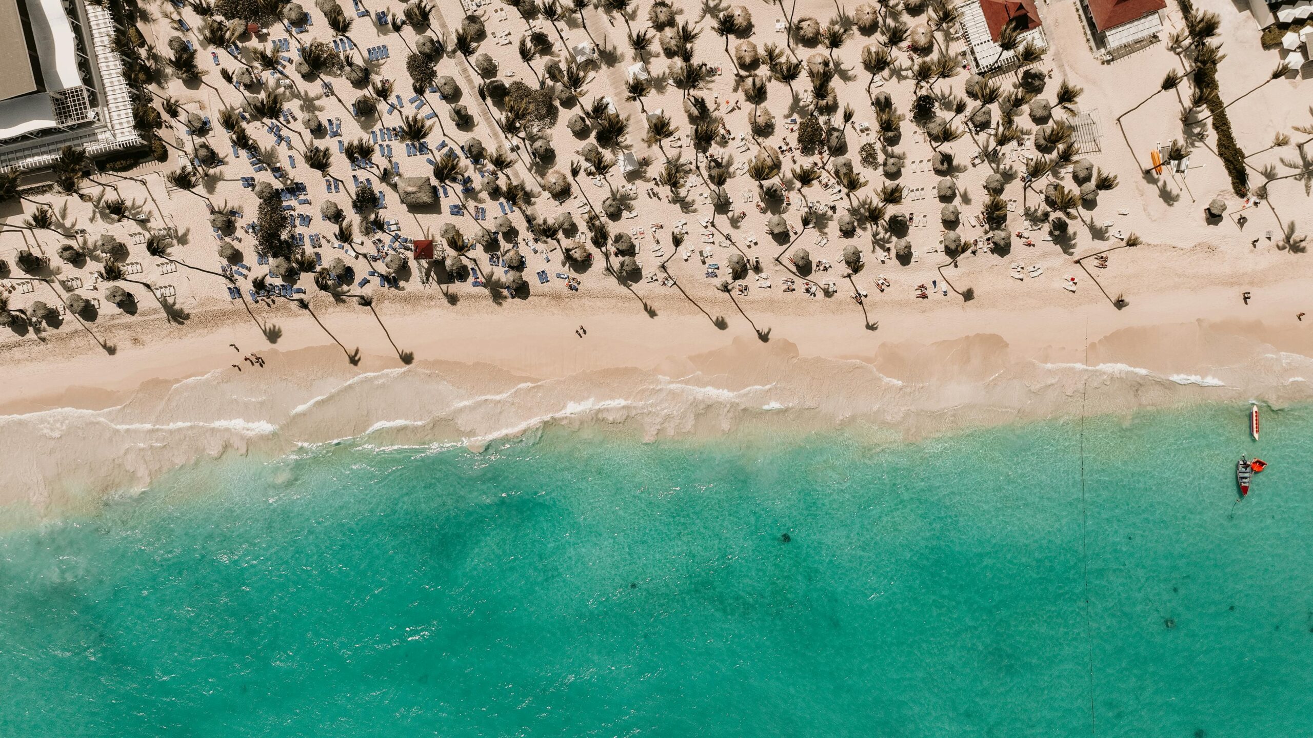 Playa caribeña de Punta Cana en la costa este de República Dominicana