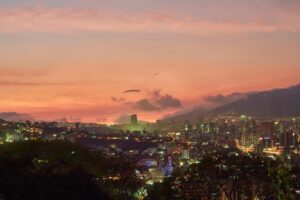 Caracas Venezuela vista panoramica zona horaria UTC-4