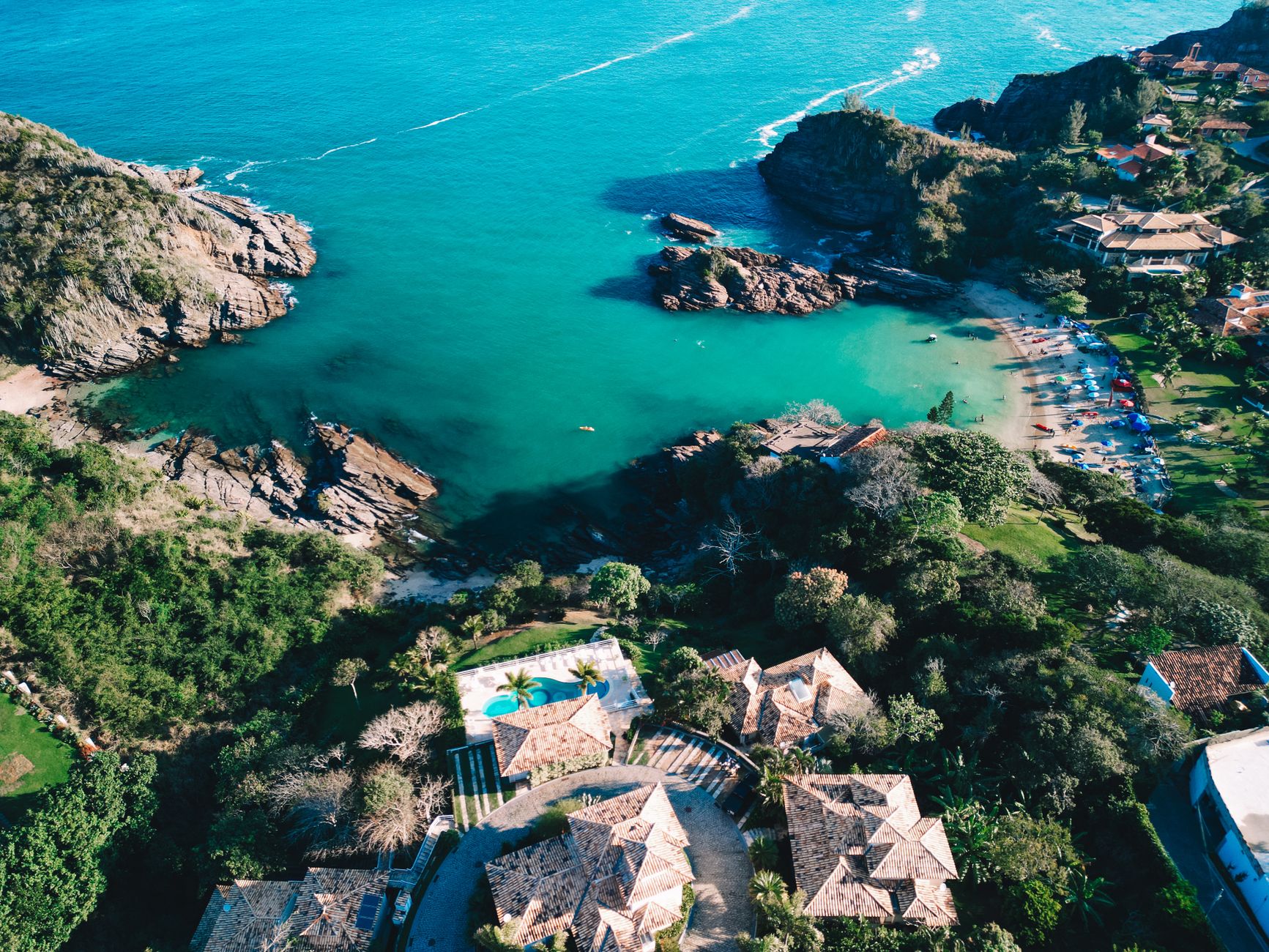 bahía tranquila en Búzios, Rio de Janeiro