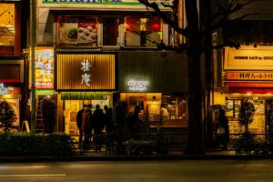 restaurante japonés tradicional en Tokio