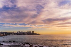 Viña del Mar, Chile: vista de la ciudad y la costa