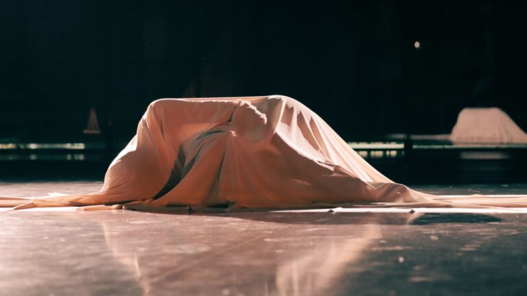 Home Elementor 7 Bailarín de danza contemporánea en actuación en escenario