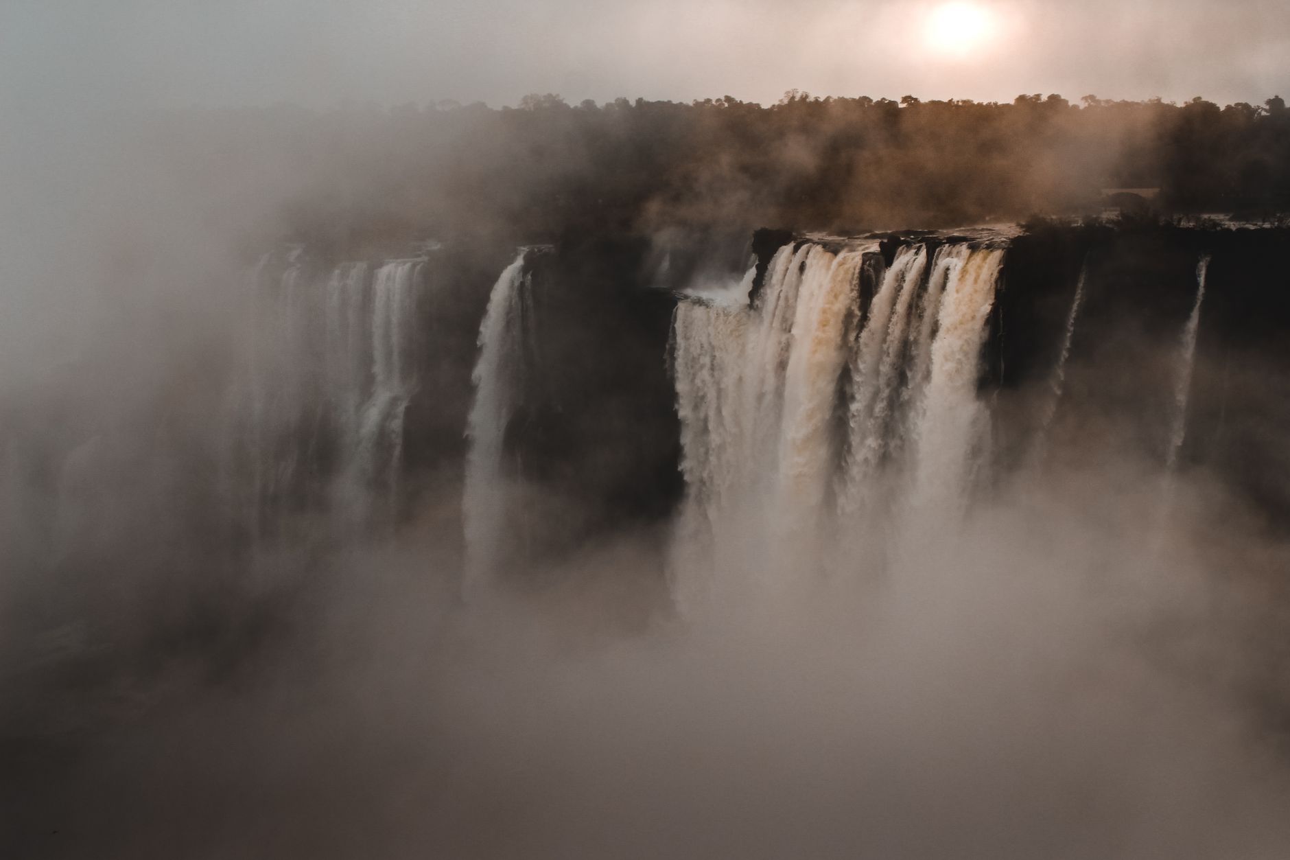 Cataratas Victoria vista aérea Zimbabwe y Zambia