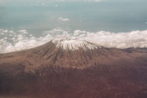 Vista del Kilimanjaro desde las laderas, Tanzania