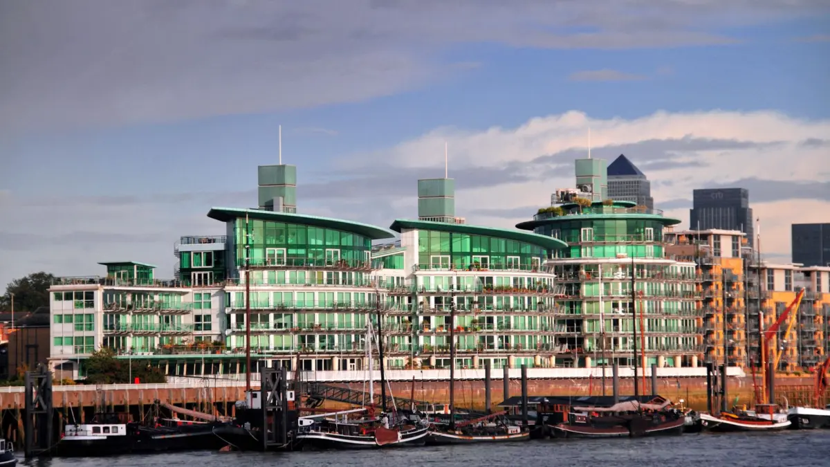 West India Quay en los Docklands de Londres