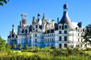 Vista del castillo de Chambord, en el Valle del Loira, Francia