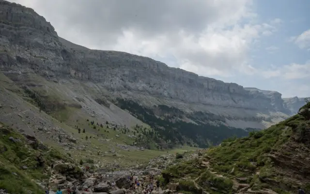 Valle del Parque Nacional de Ordesa y Monte Perdido, en el Pirineo aragonés