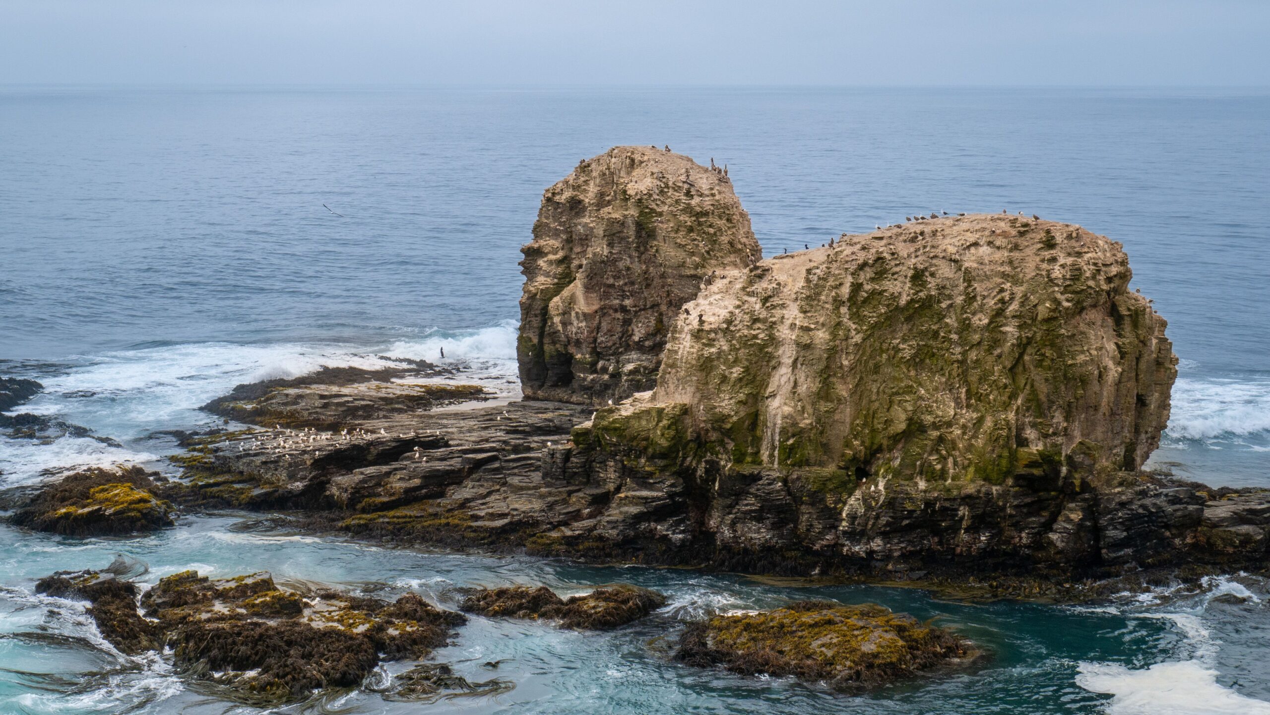 Museo Pablo Neruda en Isla Negra: la casa-barco del poeta chileno 1 Costa rocosa de Chile con olas del Pacífico rompiendo contra las piedras