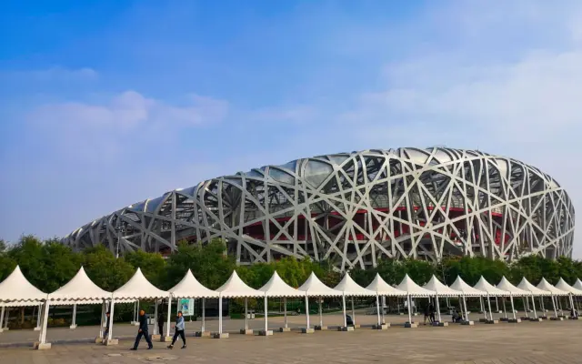Estadio Nacional de Beijing, conocido como el Nido de Pájaro