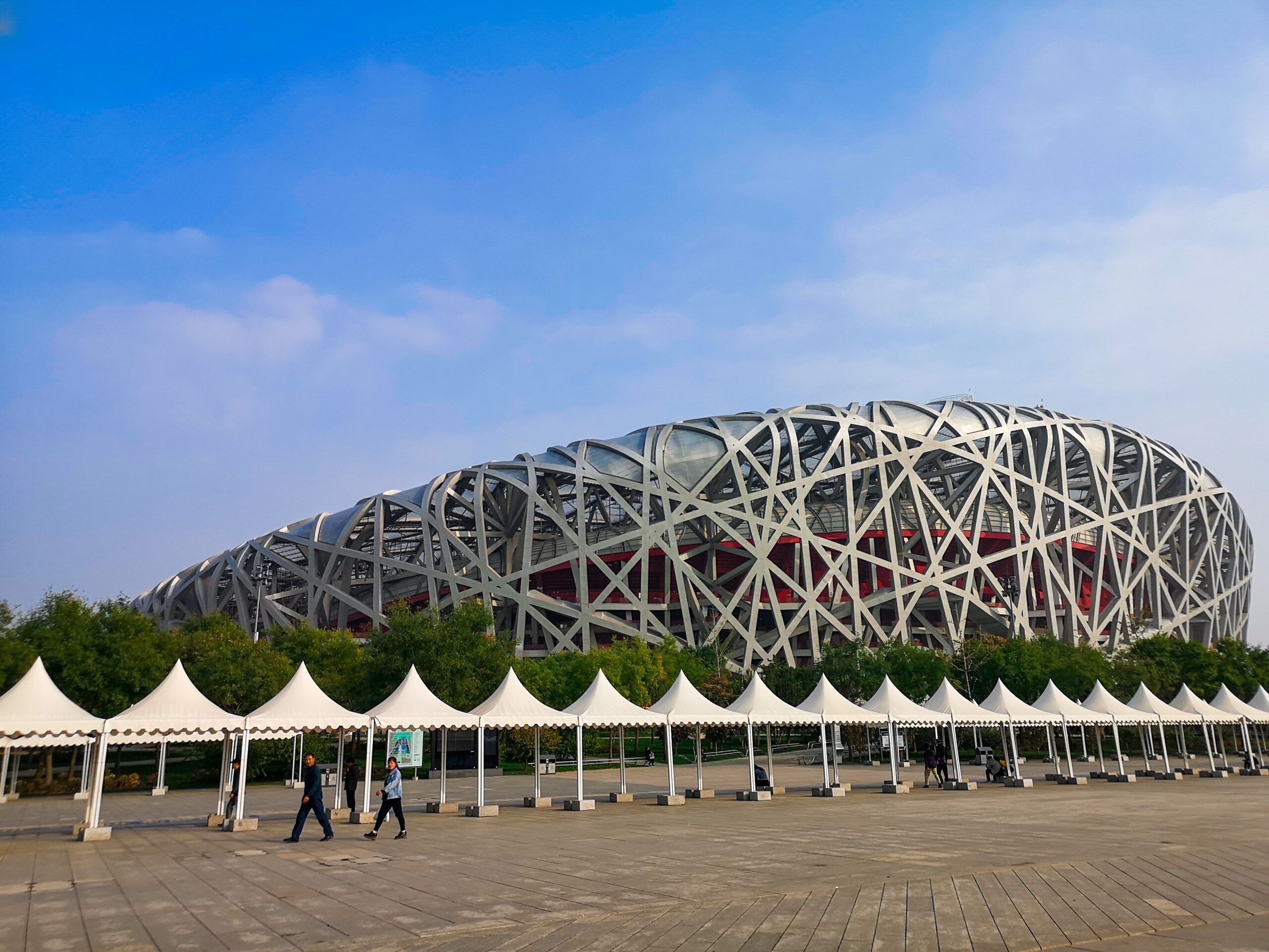 Estadio Nacional de Beijing, conocido como el Nido de Pájaro