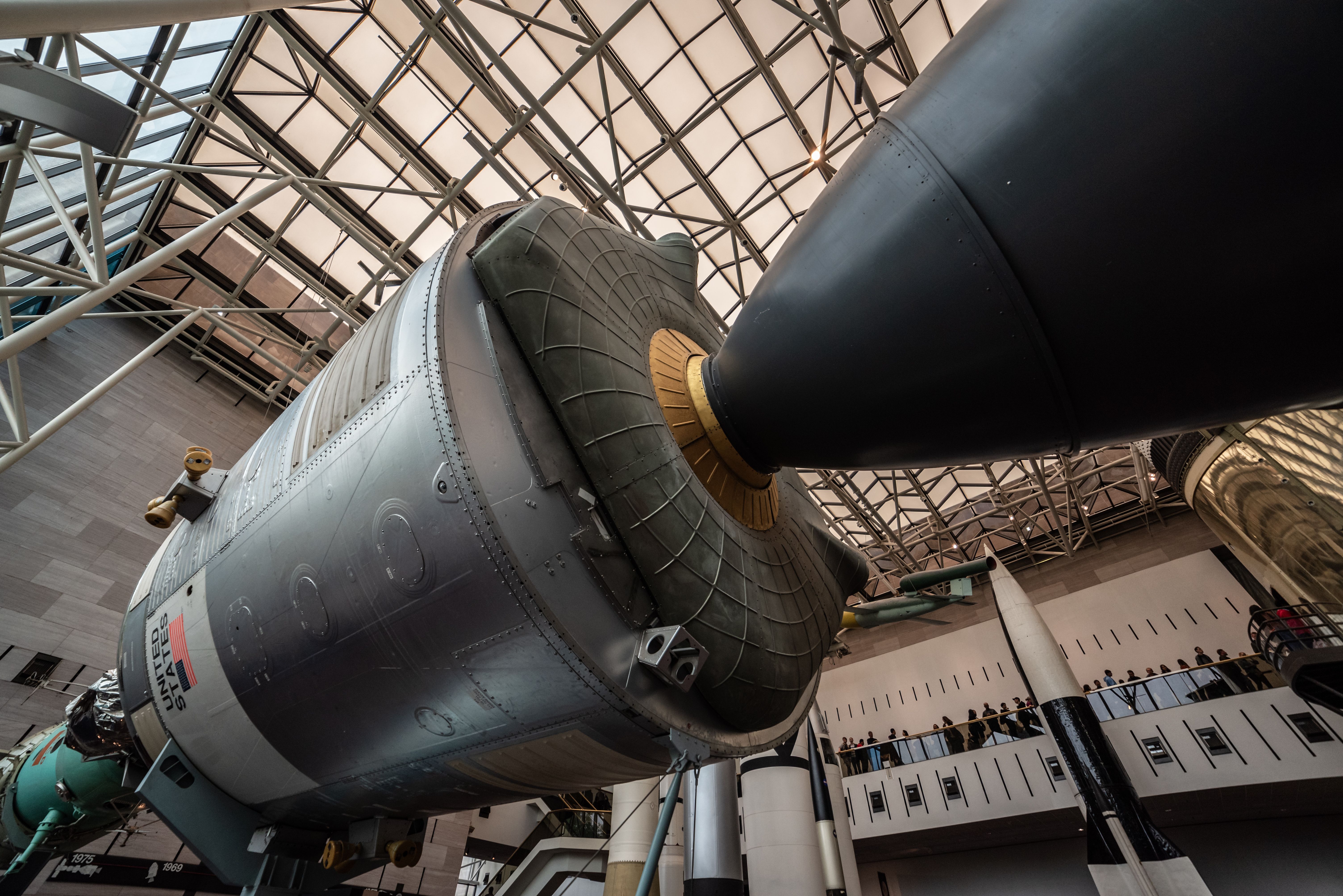 Nave espacial expuesta en el Museo Nacional del Aire y el Espacio de Washington