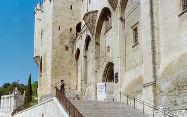 Vista de Avignon, Francia