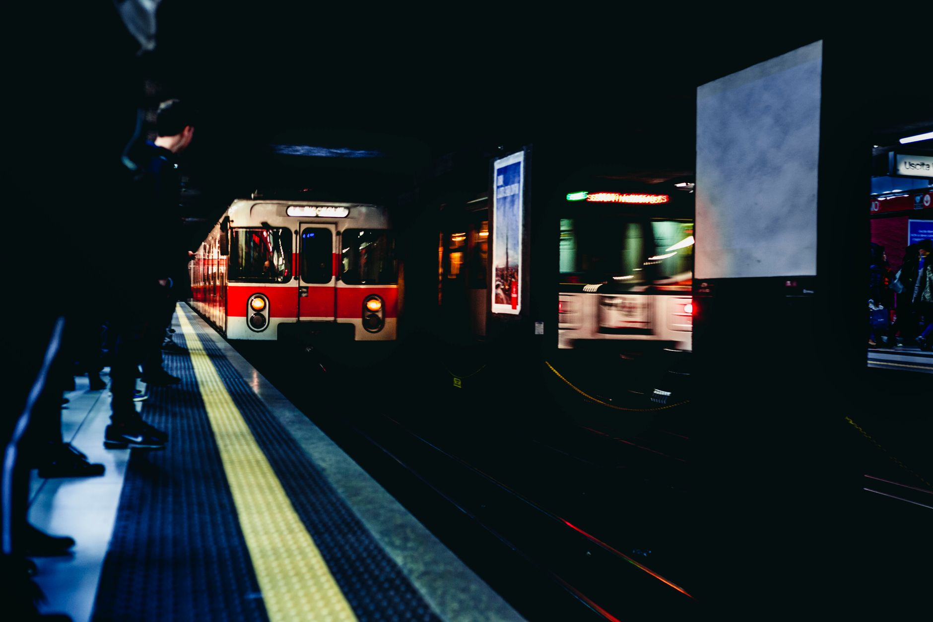 Estación de metro en Milán