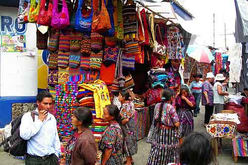 El mercado de Chichicastenango en Guatemala 1