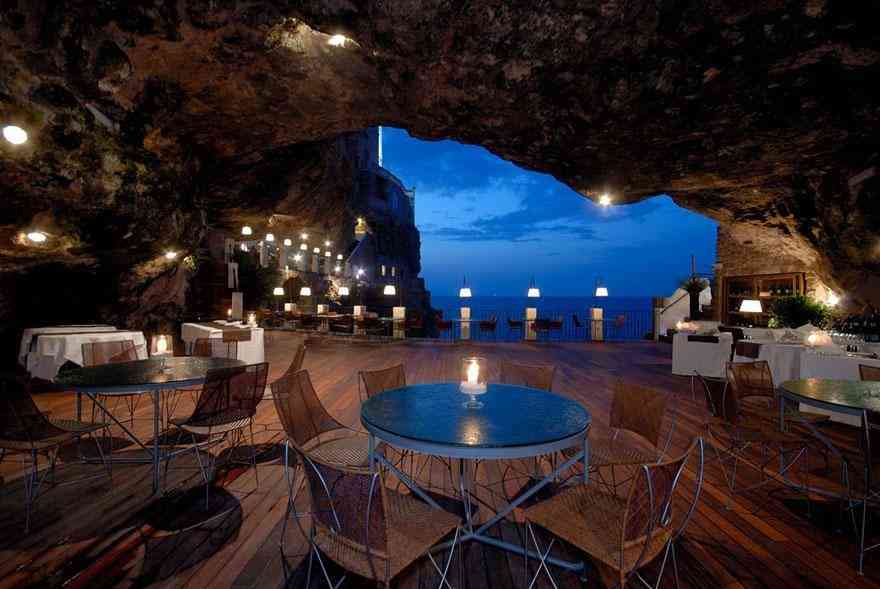 Hotel Ristorante Grotta Palazzese Polignano a Mare, Italy - hoteles increíbles