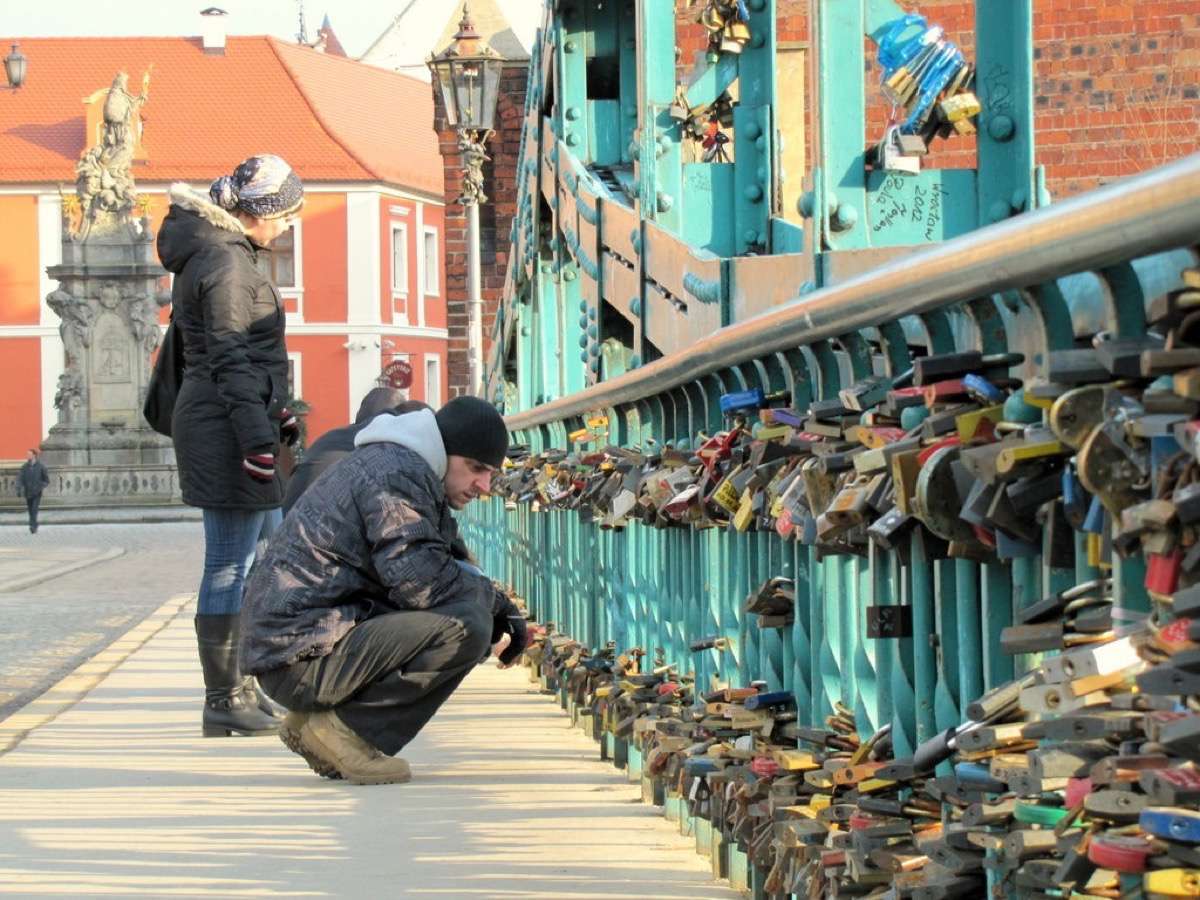 wroclaw, puente del amor