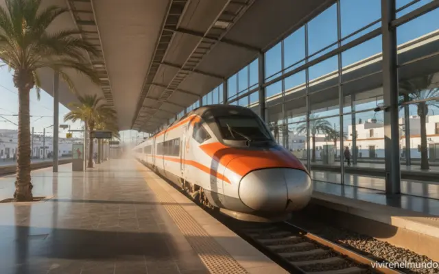 Tren Avant en una estación de Andalucía