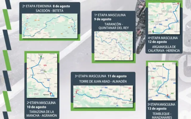 Sigüenza abre la II Vuelta Ciclista Castilla-La Mancha LEADER