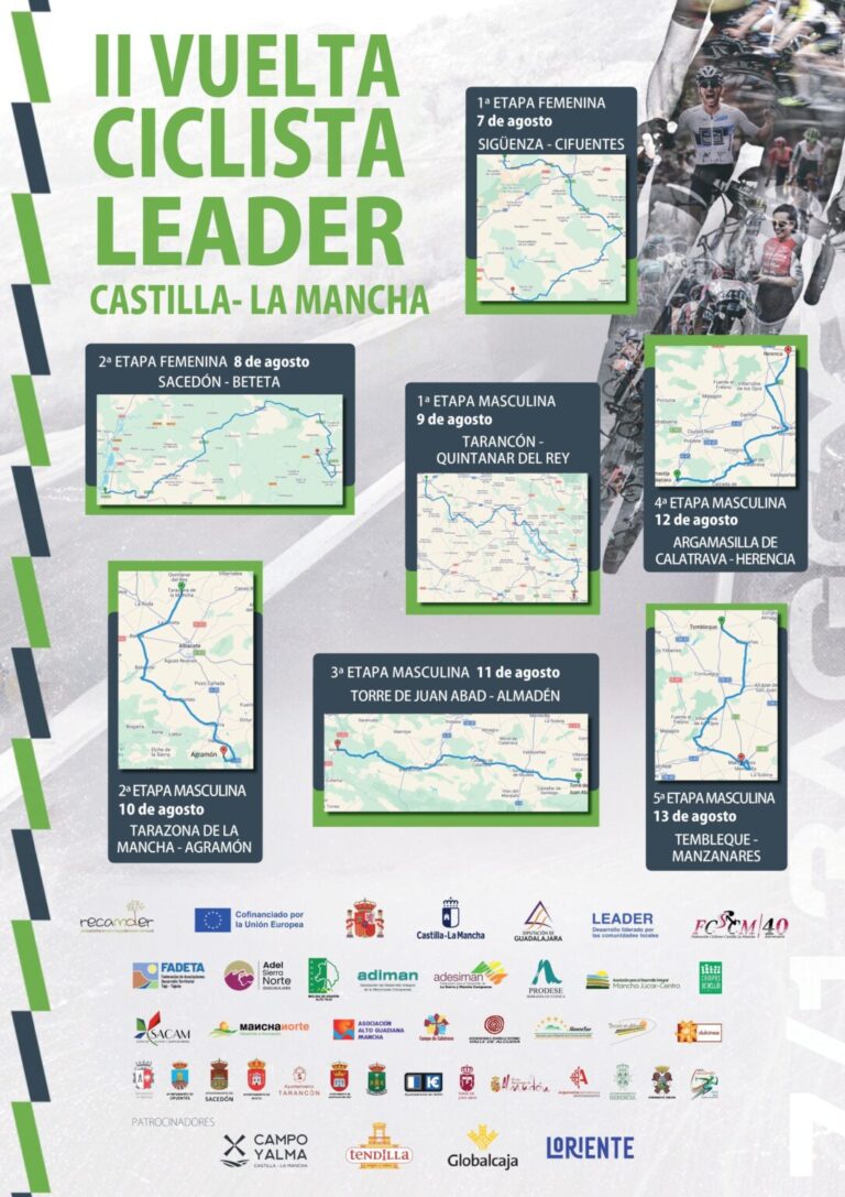 Home Elementor 4 Sigüenza abre la II Vuelta Ciclista Castilla-La Mancha LEADER